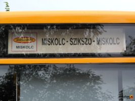 borsod volán Miskolc Szikszó járat