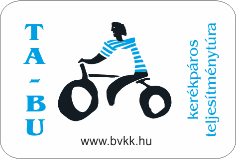 Tatabánya Budapest kerékpáros teljesítménytúra kitűző logó