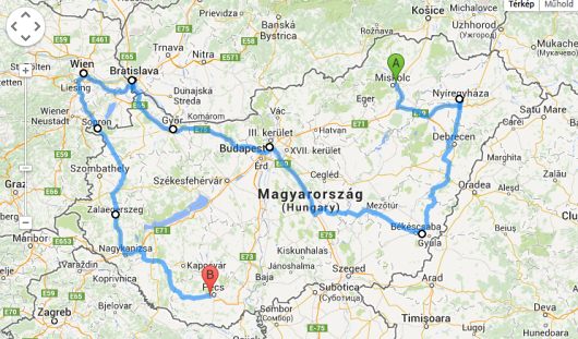 debrecen térkép utvonaltervezés Útvonaltervező Magyarország térképen